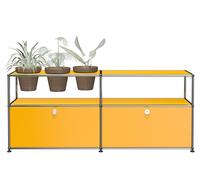 Mondes des plantes Sideboard Configuration 1 USM Haller Jaune d´or - USM HALLER DE_QS_M46 GOLGELB