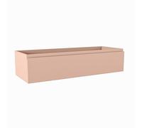 Mondiaz FOGE Meuble sous vasque - 110x41x25cm - 1 tiroir - softclose - 1 découpe gauche - Rosee M44138Rosee
