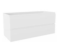 Mondiaz Hay Meuble de salle de bains Sous-ensemble - 110cm - 2 tiroirs - découpe à droite dans le tiroir - talc M45128Talc