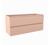 Mondiaz Hay Meuble sous vasque - 110x40x50cm - 2 tiroirs - softclose - 1 découpe gauche - Rosee M45198Rosee