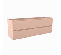 Mondiaz Hay Meuble sous vasque - 140x40x50cm - 2 tiroirs - softclose - Rosee M45211Rosee