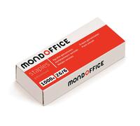 MONDOFFICE Agrafes 26/6 en acier galvanisé - Capacité 20 feuilles - Boîte de 1000
