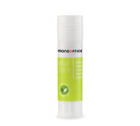 MONDOFFICE Bâton de colle fait à partir de composants naturels, sans solvant, non toxique, 10 g, transparent