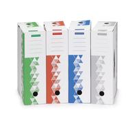 MONDOFFICE Boîte archives Premium - Dos 10 cm - Assorties