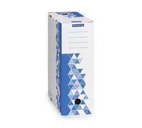 MONDOFFICE Boîte archives Premium - Dos 12 cm - Bleu