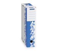 MONDOFFICE Boîte archives Premium - Dos 8 cm - Bleu