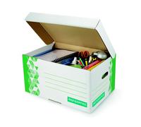MONDOFFICE Caisse archives Premium - Capacité 6 boites dos 8 cm - Vert