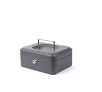 MONDOFFICE Caissette à monnaie moyen modèle L.20 x H.9 x P.16 cm - Gris