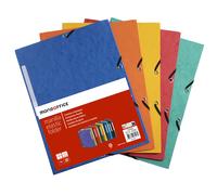 MONDOFFICE Chemise à élastiques 3 rabats Format 24 x 32 cm - Coloris assortis Classic