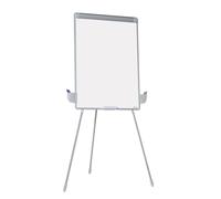 MONDOFFICE Chevalet de conférence sur trépied 72 X 100 cm hauteur réglable surface laquée magnétique effaçable à sec