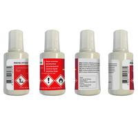 MONDOFFICE Correcteur liquide avec pinceau - Flacon de 20 ml