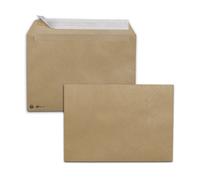 MONDOFFICE Enveloppe Premium kraft brun C4 229 x 324 mm 90g sans fenêtre - autocollante bande protectrice - Lot de 250