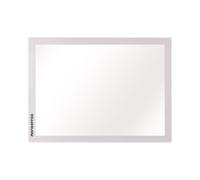 MONDOFFICE Pochette murale Cadre d'affichage magnétique A4 - Cadre argent - Lot de 5
