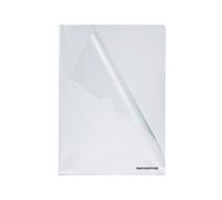 MONDOFFICE Pochettes coin A4 polypropylène grainé10/100 - Boîte de 100
