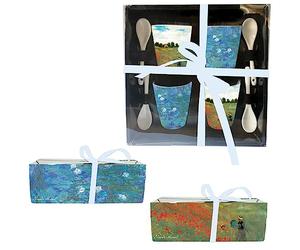 Monet - Réglez 4 tasses avec des cuïnes