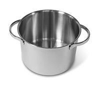 Moneta Allegro Inox Sauce Pan, Casserole avec 2 Poignées, Acier Inoxydable Résistant, Convient à Toutes les Plaques de Cuisson, Lavable au Lave-Vaisselle, 18 cm