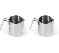 Moneta Allegro Inox Sauce Pan, Casserole avec Poignée, Acier Inoxydable Résistant, Convient à la Plupart des Plaques de Cuisson, Lavable au Lave-Vaisselle, 350ml A00A160505 (Lot de 2)