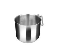 Moneta Allegro Inox Sauce Pan, Casserole avec Poignée, Acier Inoxydable Résistant, Convient à Toutes les Plaques de Cuisson, Lavable au Lave-Vaisselle, 12 cm