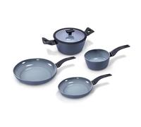 Moneta Aria set de cuisine, 5 pcs., casserole, poêle, poêle à frire, couvercle, aluminium, 0014126573