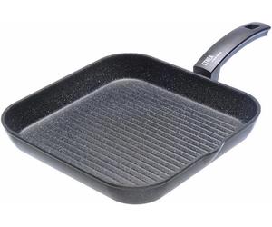 Moneta Etnea, Carré, Poêle à griller, Noir, Artech Stone, Etnea, Aluminium