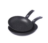 Moneta Etnea Evolution Set de poêles 24-28 cm, également pour induction, 100% fabriqué en Italie