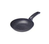 Moneta Etnea Poêle à frire, revêtement surface en pierre anti-adhésif et anti-rayures, Lavable en lave-vaisselle, 24 cm