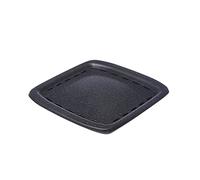 Moneta Etnea Smokefree Grill, Plaque Aluminium revêtement anti-adhésif et anti-rayures, Plancha lavable au lave-vaisselle, 26x26 cm