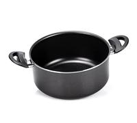 Moneta Gea Casserole à 2 poignées, 20 cm, aluminium 100% recyclé, pour chaque table de cuisson, y compris l'induction, fabriquée en Italie