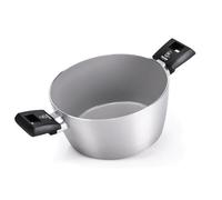 Moneta Innova Casserole 2 m 20 cm, revêtement naturel FineGres (pas de PFAS), également pour induction, 100% fabriqué en Italie