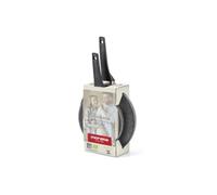 MONETA Lot de 2 poêles antiadhésives Obsidiana Stone 24 + 28 cm - Poêles à induction en aluminium avec revêtement en pierre, sans PFOA et nickel