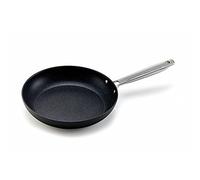 Moneta Poêle en aluminium avec revêtement anti-adhésif - Poêle pour tous feux dont induction - Manche en acier Ligne Armonia - Fabriquée en Italie (28 cm)
