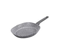 Moneta Sinfonia Poêle grill 28 x 28 cm également pour induction, renforcée avec des particules minérales. Fabriquée en Italie