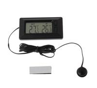 Monetais 1 Paquet de thermomètre intérieur et extérieur, Affichage numérique LCD avec câble de 1, 5 m