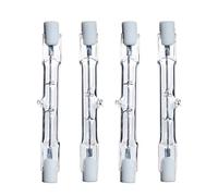 Monetais Ampoules R7S à Double extrémité J78, 4 pièces, projecteur halogène linéaire en tungstène à économie d'énergie, longueur 78mm, 2250 Lumen