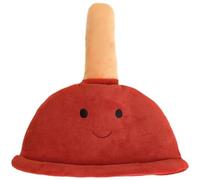 Monetais Chapeau drôle rouge en peluche, 1 paquet, pour accessoires de cosplay, taille unique