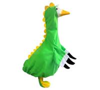 Monetais Costume à Capuche de Dinosaure Vert, 1 Paquet, pour oies du Porche