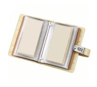 Money Binder Album de 100 pochettes transparentes pour monnaie avec cadenas | Livre de rangement pour billets de banque pour espèces timbres billets tiroir bibliothèque maison chambre