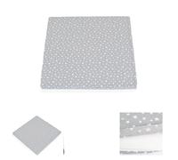 Moni Matelas pour parc Comfort 88 x 88 x 5 cm, Matelas lit bébé, housse lavable, coloris:étoiles grises