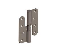 MONIN 635060 - Paumelle hélicoïdale droite 100x86 mm - Inox brossé