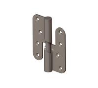 MONIN Charnière hélicoïdale gauche 100 x 86 mm gris