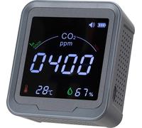 Moniteur de dioxyde de carbone, contrôleur de CO2 avec affichage de la température et de l'humidité, capteur NDIR de 4,57 m, capteur de CO2, détecteur de dioxyde de carbone pour chevet, maison, bureau