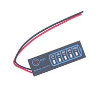 Moniteur de niveau de batterie avec plages d'entrée de 5 à 30 V | Systèmes de batteries acides au lithium, fer et phosphate avec boîtier ABS + PCD et affichage du pourcentage haute visibilité