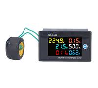 Moniteur de puissance monophasé avec affichage numérique LCD, testeur-multimètre de tension et de courant alternatif pour la surveillance de l’énergie domestique, mesure la