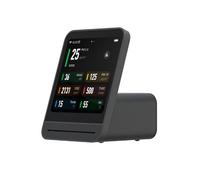 Moniteur de Qualité de l'Air, Capteur de température et d'humidité de l'air, détecteur de qualité de CO2 et PM2.5(Zwart)