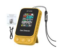 Moniteur de qualité de l'air | Détecteur de dioxyde de carbone portable - Testeur de qualité de l'air alimenté par batterie avec température et humidité - Pour maison, intérieur, bureau, voiture