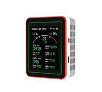 Moniteur de Qualité de l'Air, Détecteur de qualité de l'air 15 en 1, CO2, température, humidité, moniteur de qualité de l'air(blanc)
