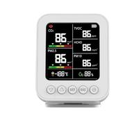 Moniteur de Qualité de l'Air, Testeur de qualité de l'air, température et humidité for détecteur de CO2 et de TVOC PM2.5 PM10