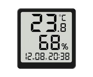 Moniteur de température ambiante numérique magnétique avec | Capteur d'humidité domestique pour maison, chambre à coucher, cuisine, salon, serre, salle de bain