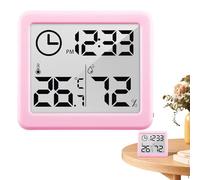 Moniteur de température et d'humidité, température numérique | Thermomètre et hygromètre électronique LCD pour la maison et le bureau