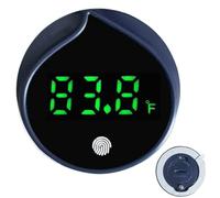 Moniteur de température numérique pour aquarium Double unité Moniteur de | Accessoires de bac à poisson de précision pour eau salée Aquariums d'eau douce Intérieur Chambre Axolotl Tortue Betta